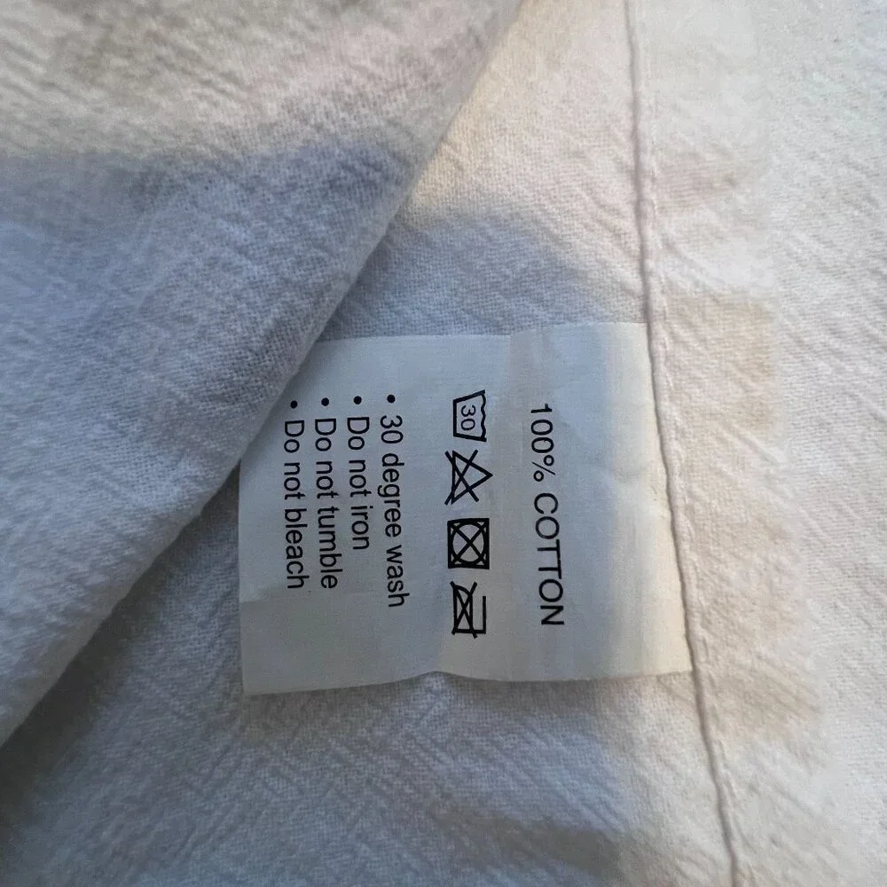 Set Of 2 Kitchen Towels With Cooking Quotes 100% Cotton White‎ 26